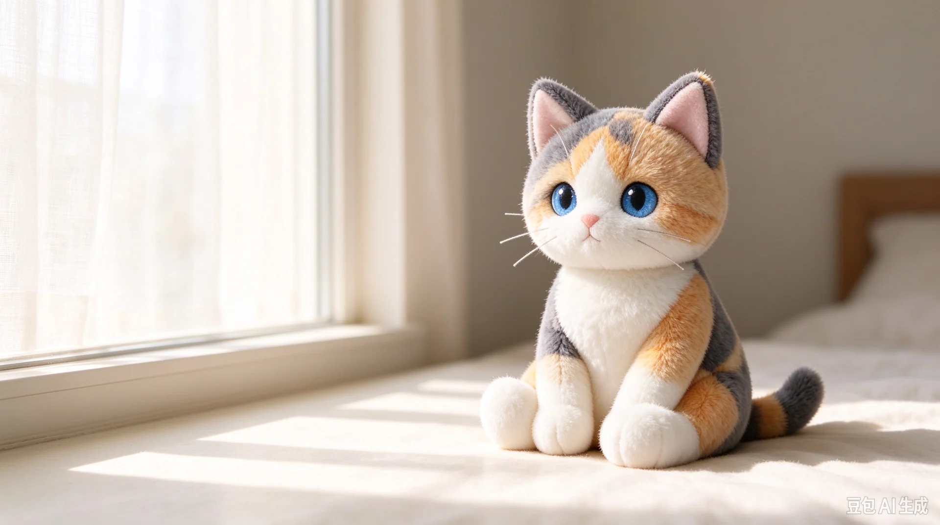 YGift Cocome AI Plush Companion sitting on window sill
